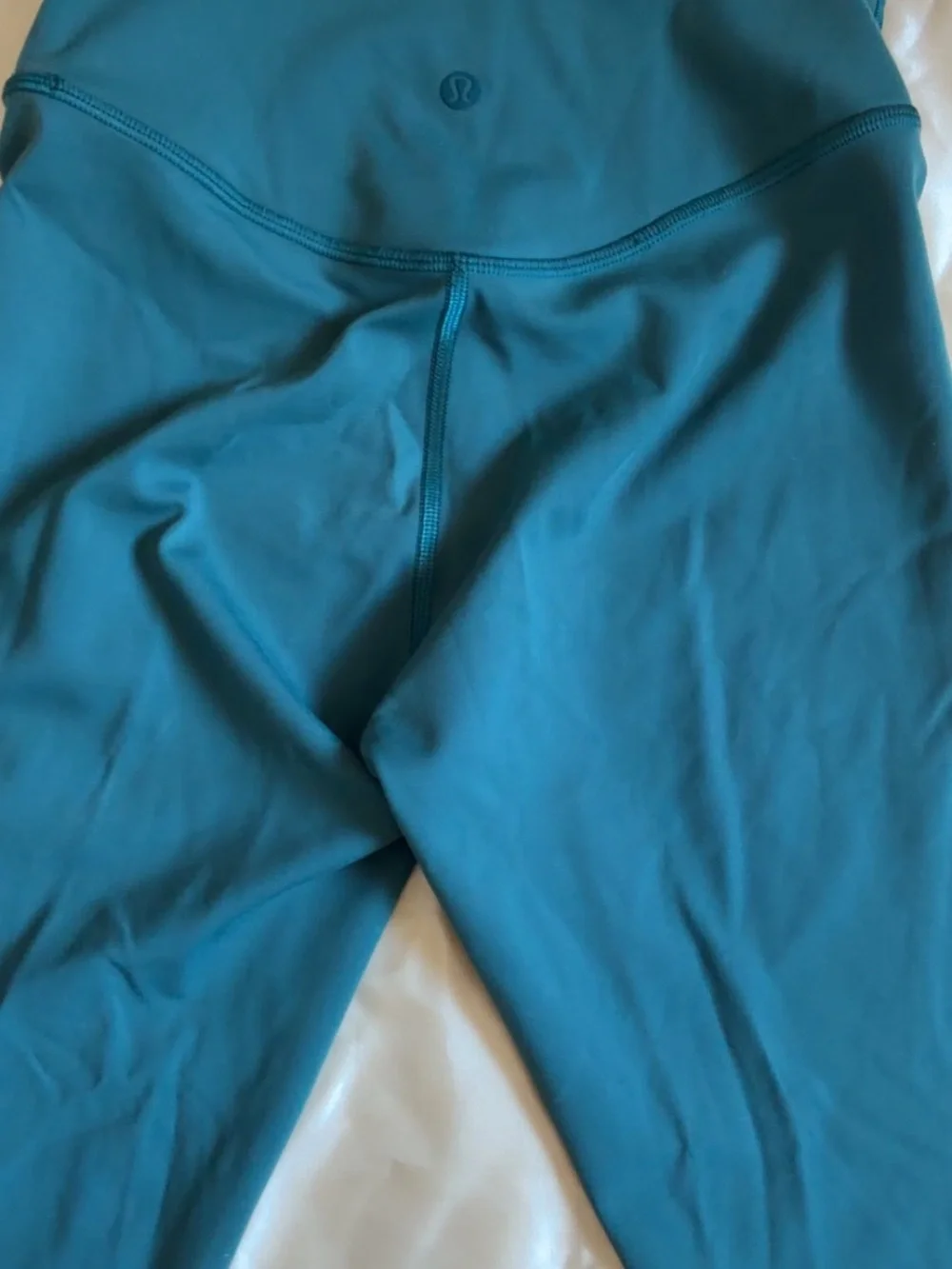 lululemon athletica Girls' Teal Performance Leggings